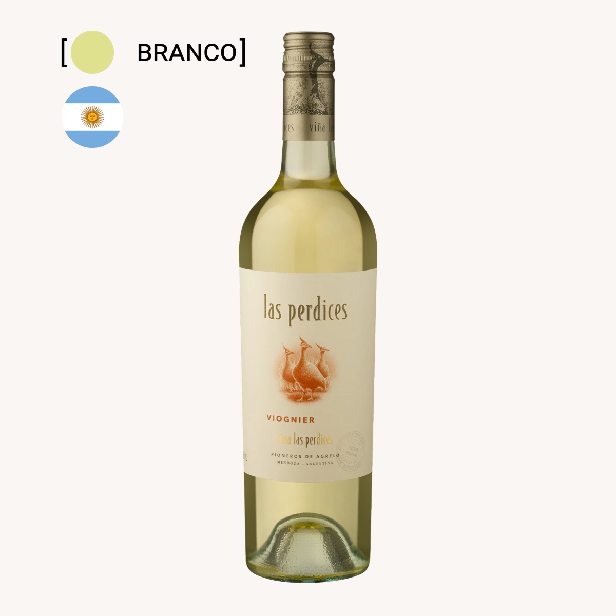 Vinho Las Perdices Viognier 750ml