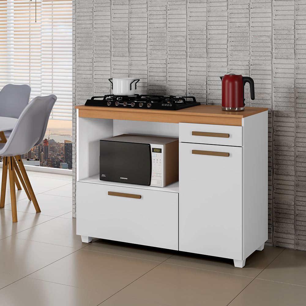 Balc&atilde;o para Cooktop 5 Bocas Cronus Arte M&oacute;veis