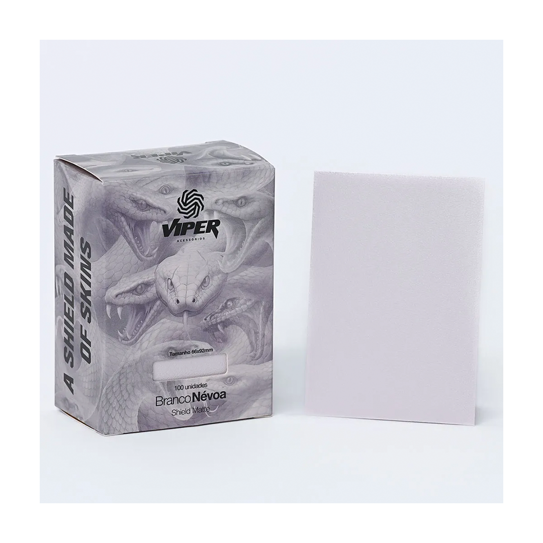 SLEEVES VIPER MATTE BRANCO NEVOA 66 X 92