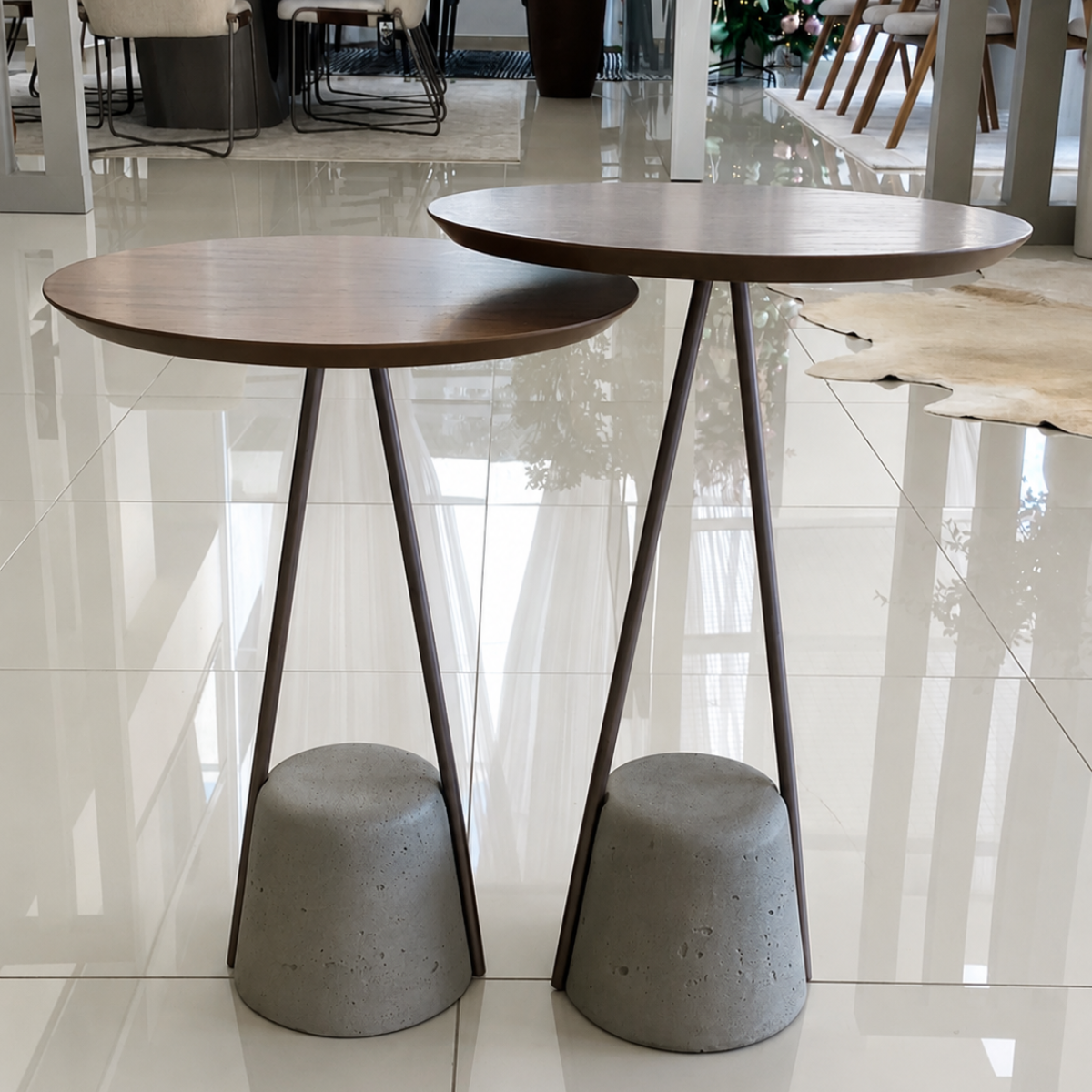 Conjunto 2 Mesa Lateral Lilly - Pronta Entrega