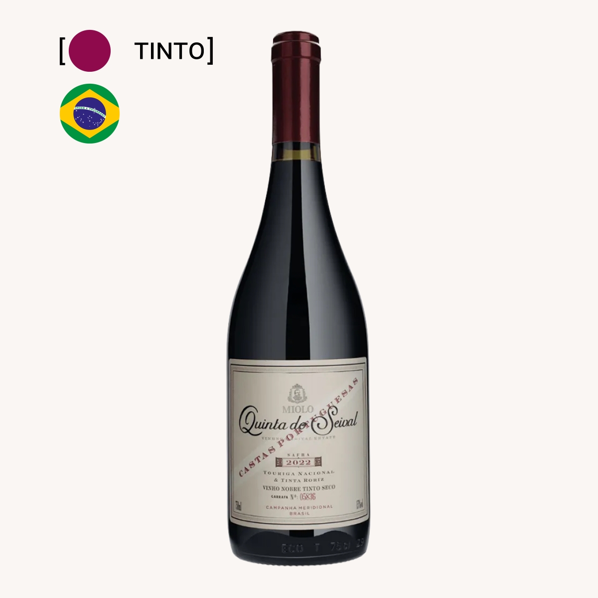 Vinho Miolo Quinta Do Seival Castas Portuguesas 750ml