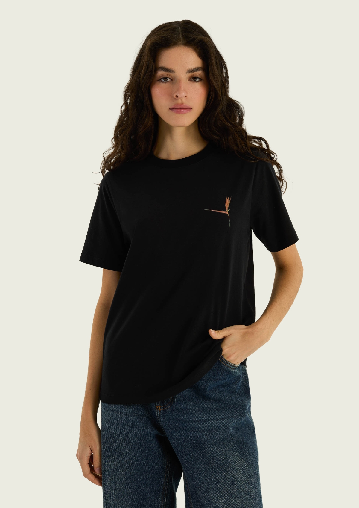 Blusa Feminina Manga Curta Estampada