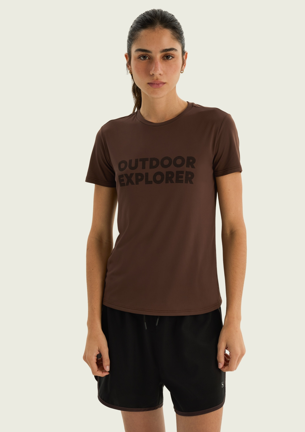 Camiseta Esportiva Feminina Com Estampa