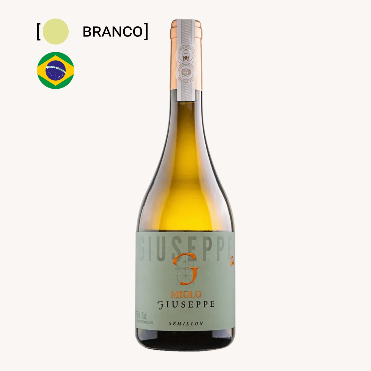 Vinho Miolo Giuseppe Sémillon 750ml