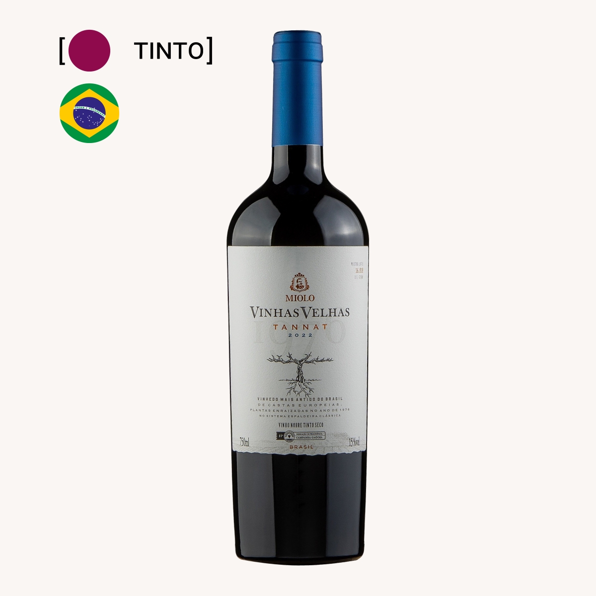 Vinho Miolo Vinhas Velhas Tannat 750ml