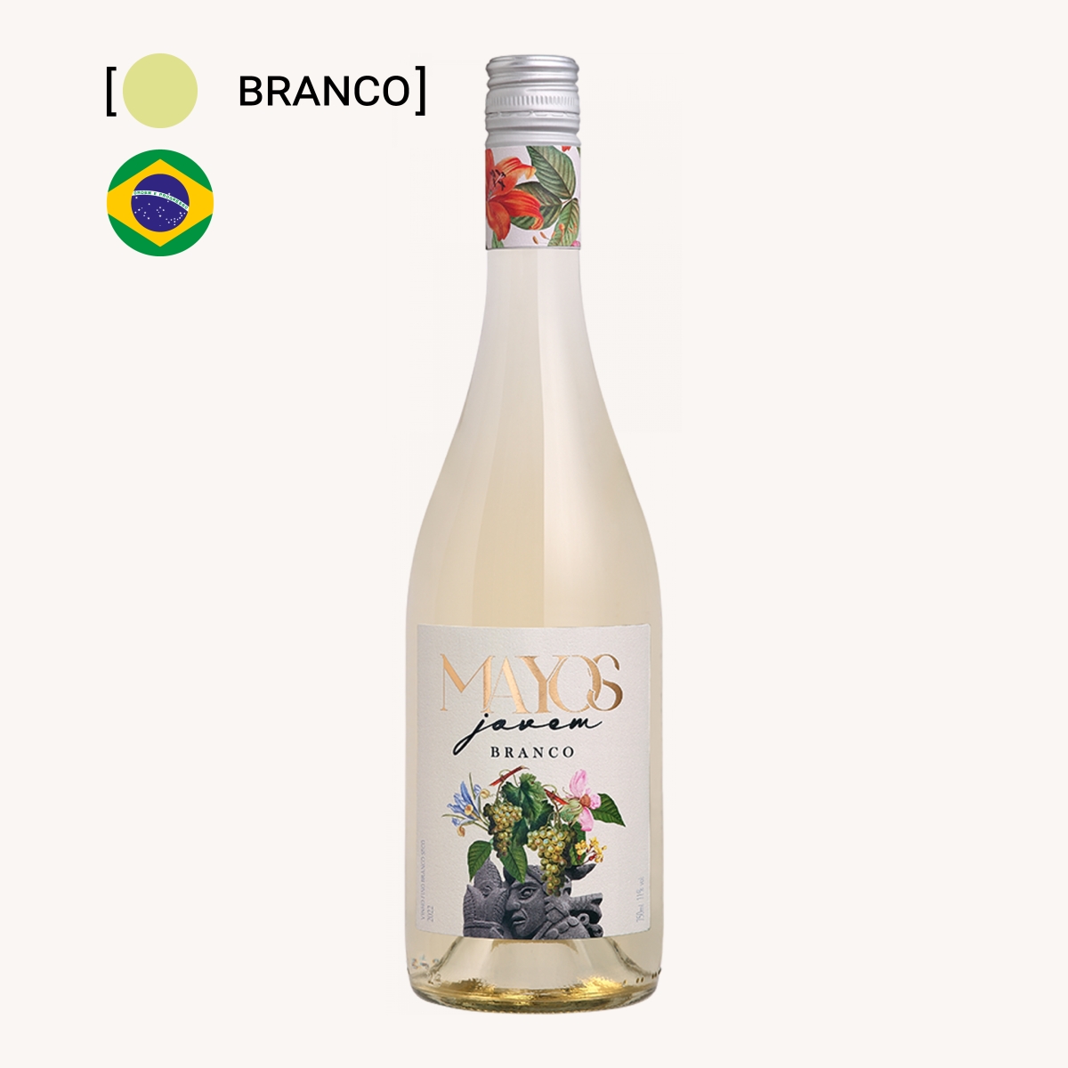 Vinho Mayos Jovem Branco 750ml