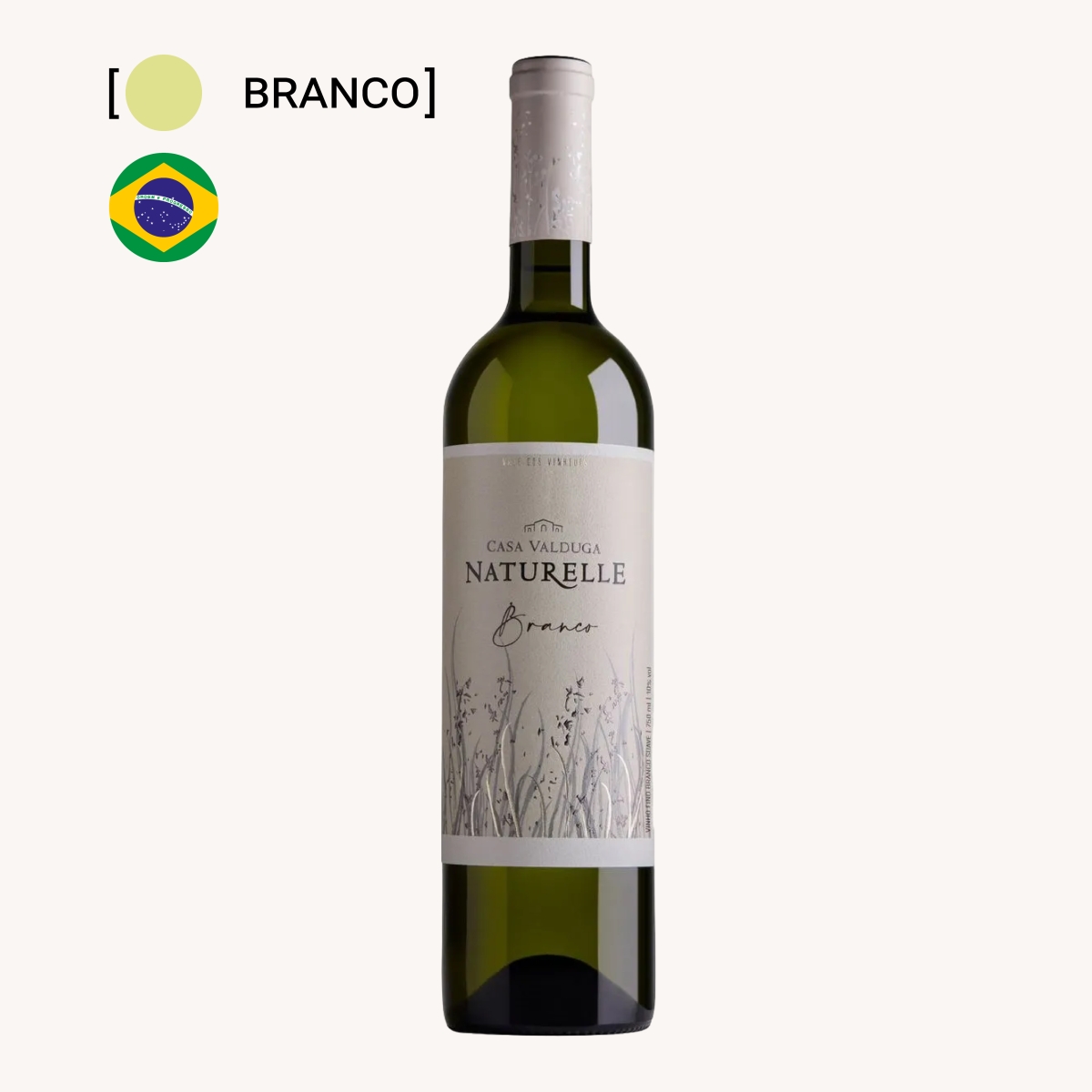 Vinho Naturelle Branco Suave 750ml