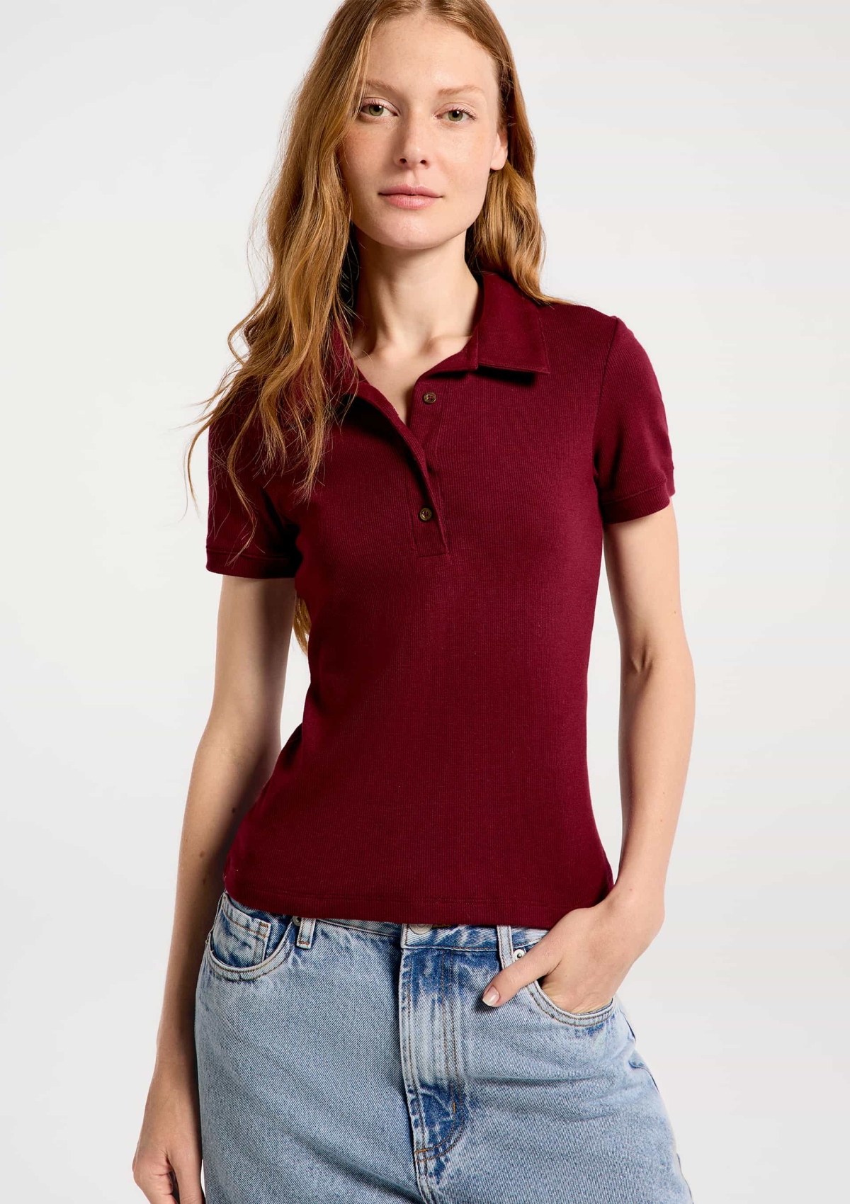 Polo Feminina Em Ribana Ultra Soft