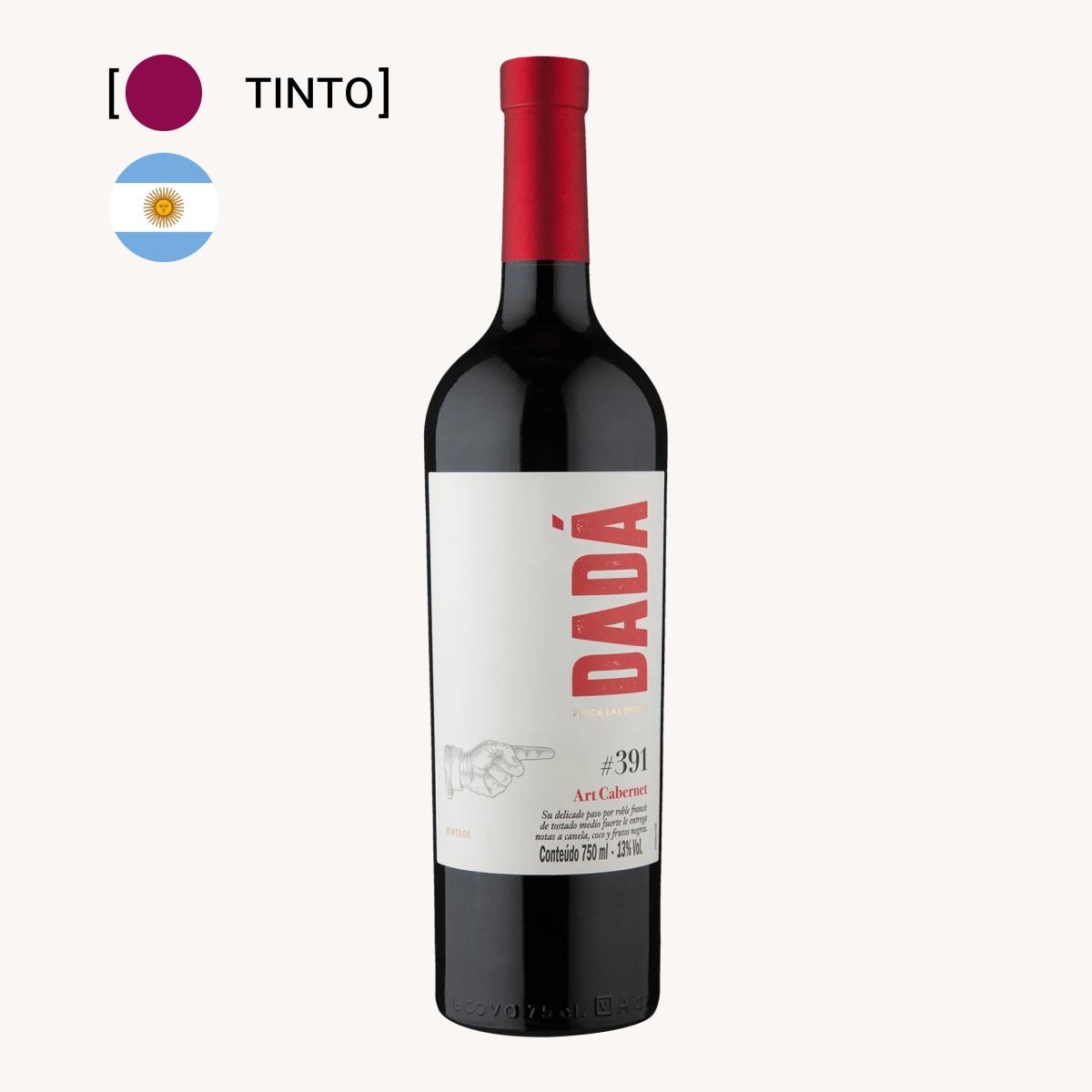 VINHO FINCA LAS MORAS DADA NO 391 CABERNET 750ML
