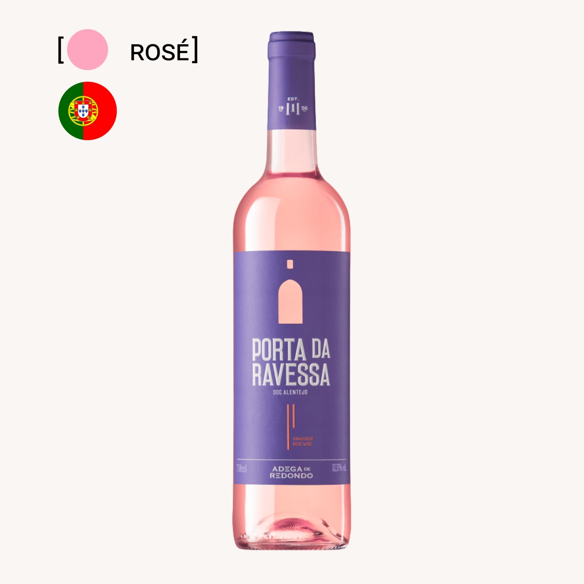 Vinho Porta da Ravessa Rosé DOC 750ml