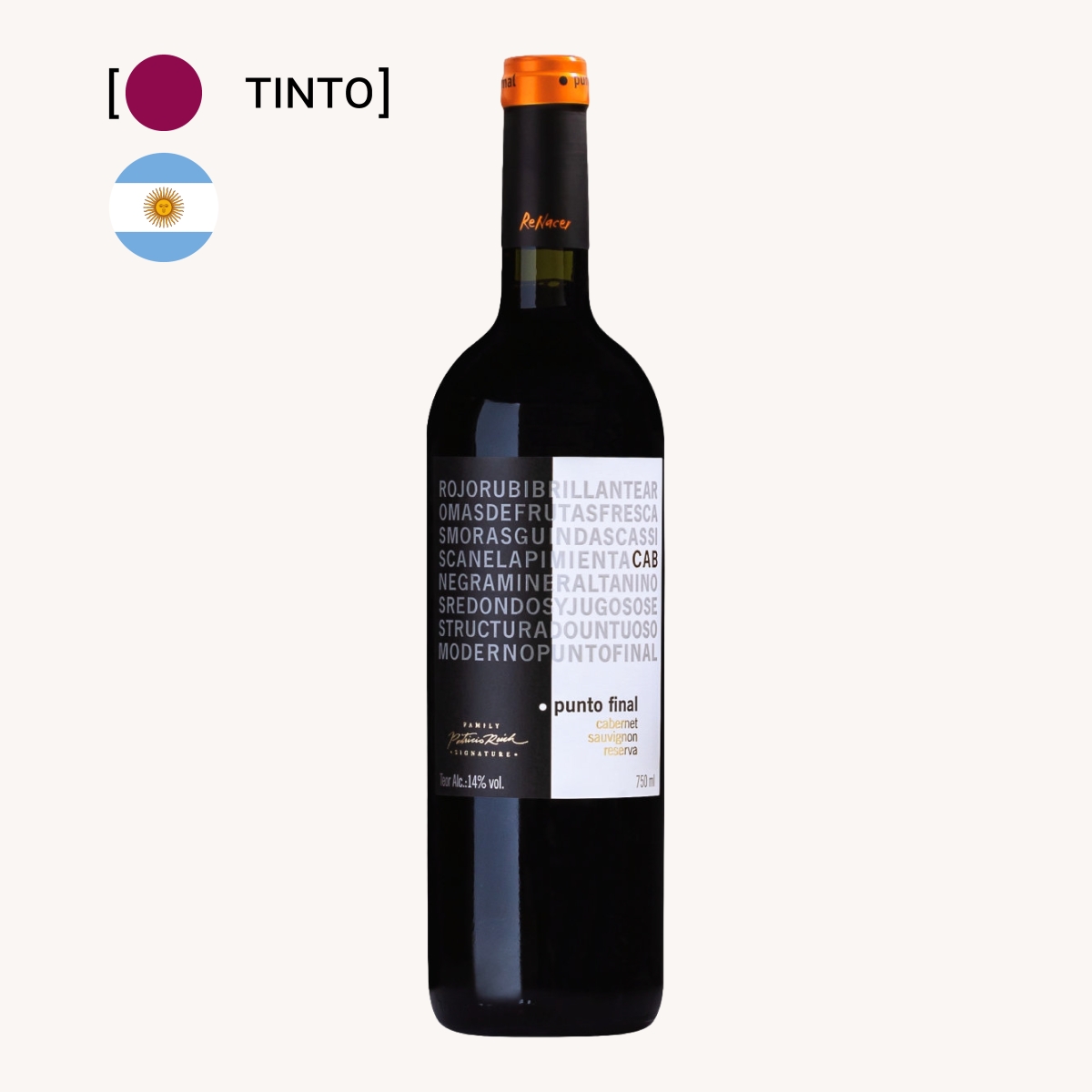 Vinho Punto Final Reserva Cabernet Sauvignon 750ml