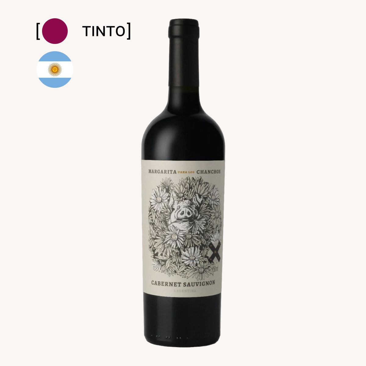 Vinho Margaritas Para Los Chanchos Cabernet Sauvignon 750ml