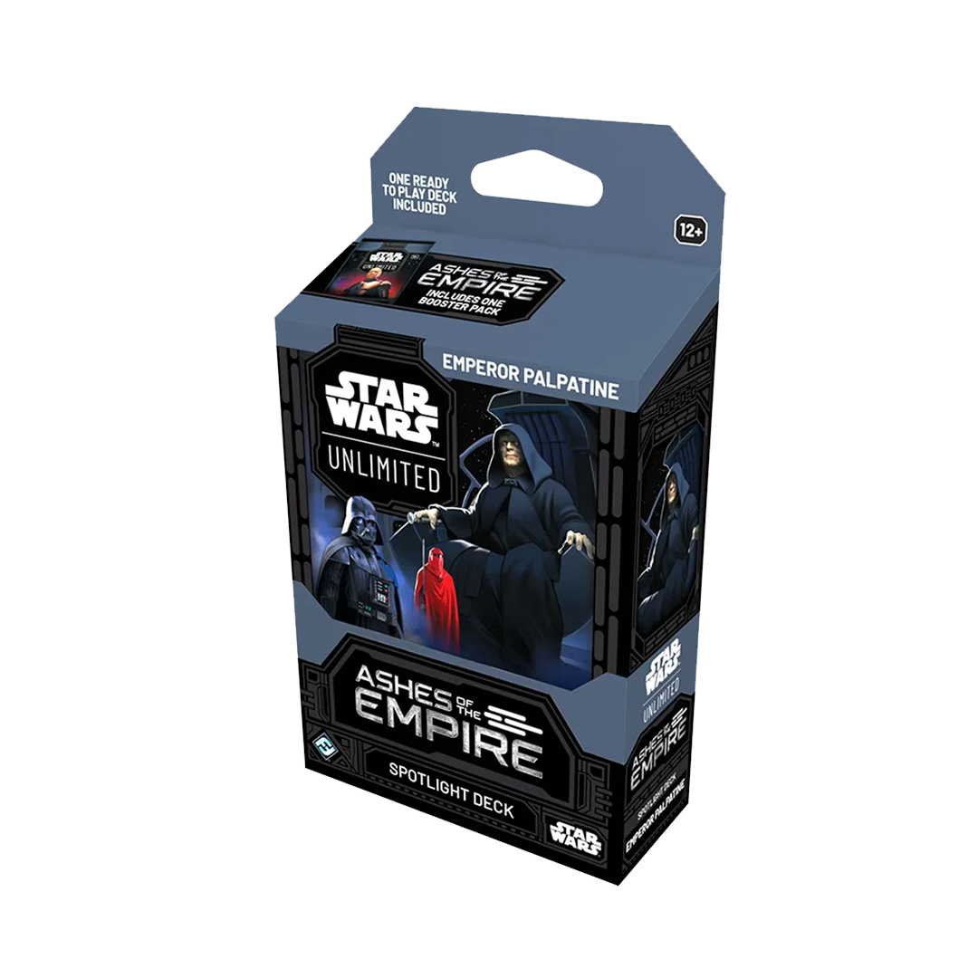 STAR WARS UNLIMITED - ASHES OF THE EMPIRE - SPOTLIGHT DECK EMPEROR PALPATINE - INGL&Ecirc;S
