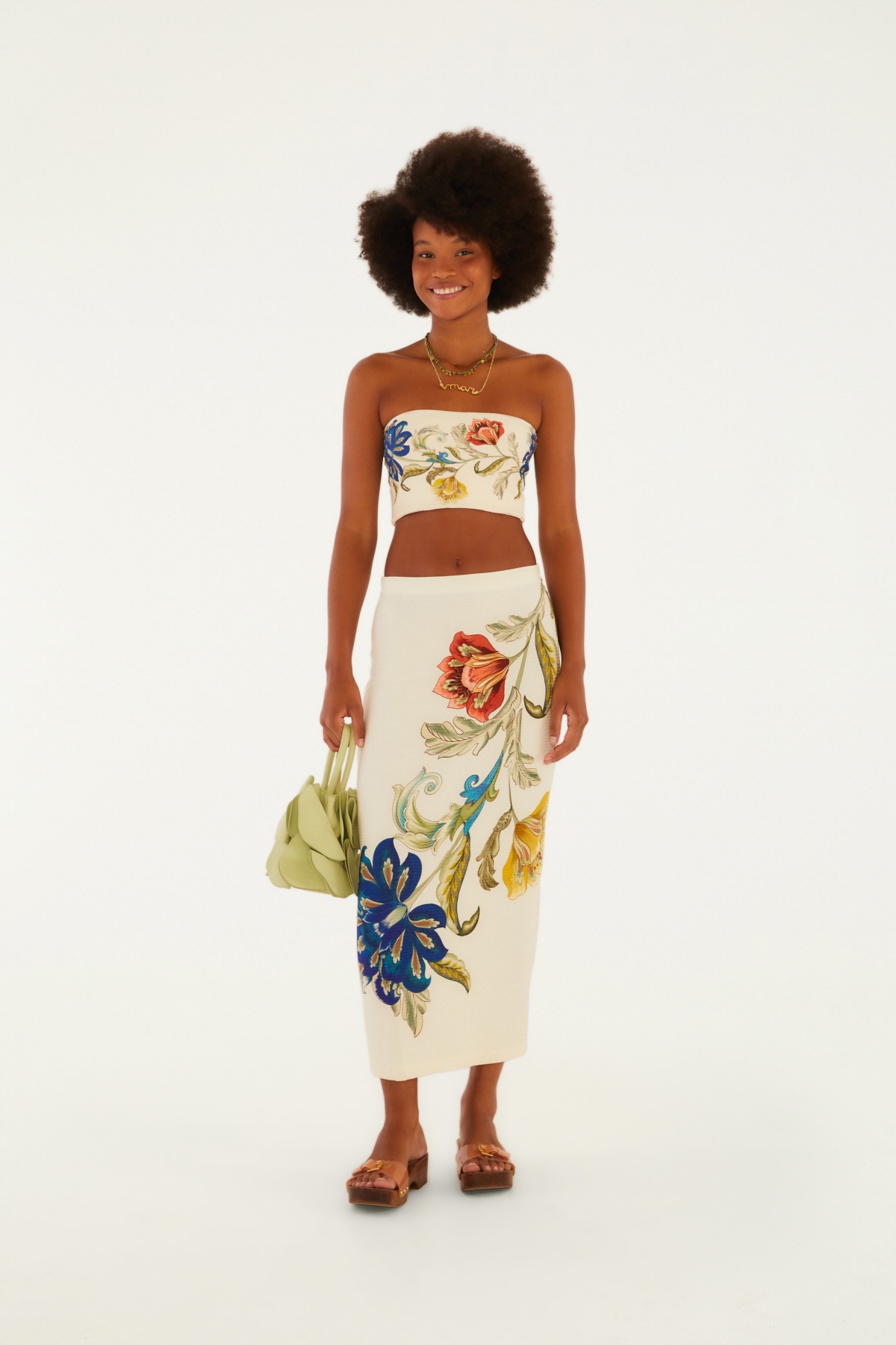 SAIA MIDI FLORAL MAITE