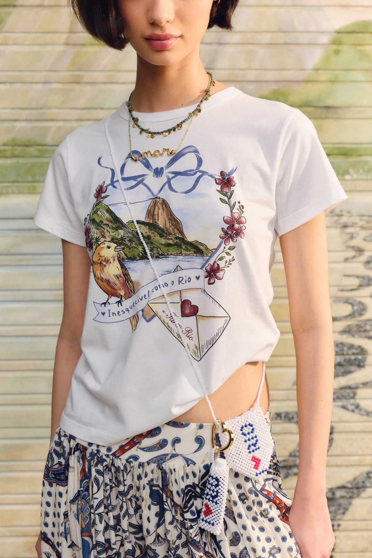 TSHIRT BABY LOOK CARTA DE AMOR