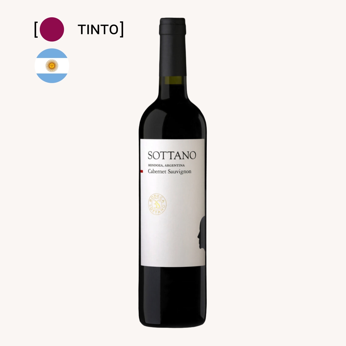 Vinho Sottano Cabernet Sauvignon 750ml