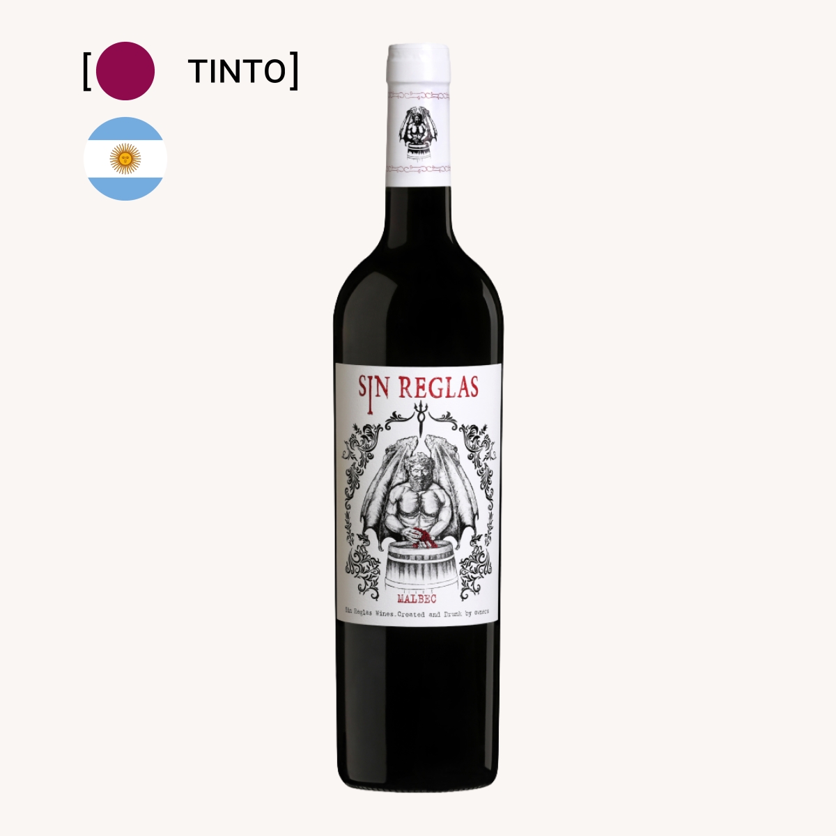 Vinho Sin Reglas Malbec 750ml