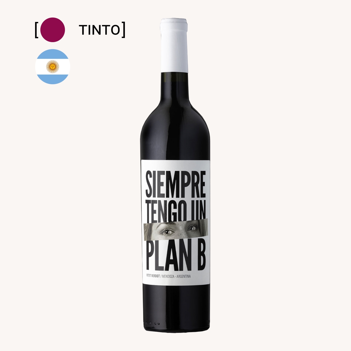 Vinho Siempre Tengo Un Plan B Petit Verdot 750ml