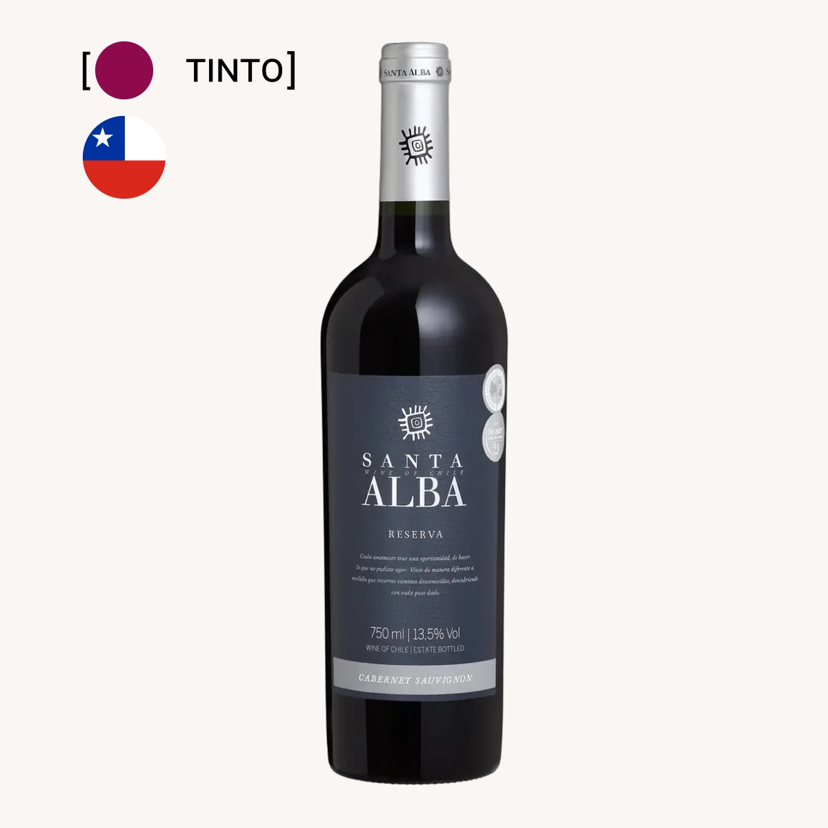 Vinho Santa Alba Reserva Cabernet Sauvignon 750ml