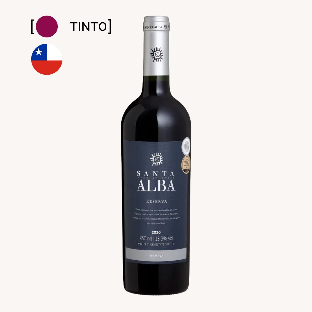 Vinho Santa Alba Reserva Syrah 750ml