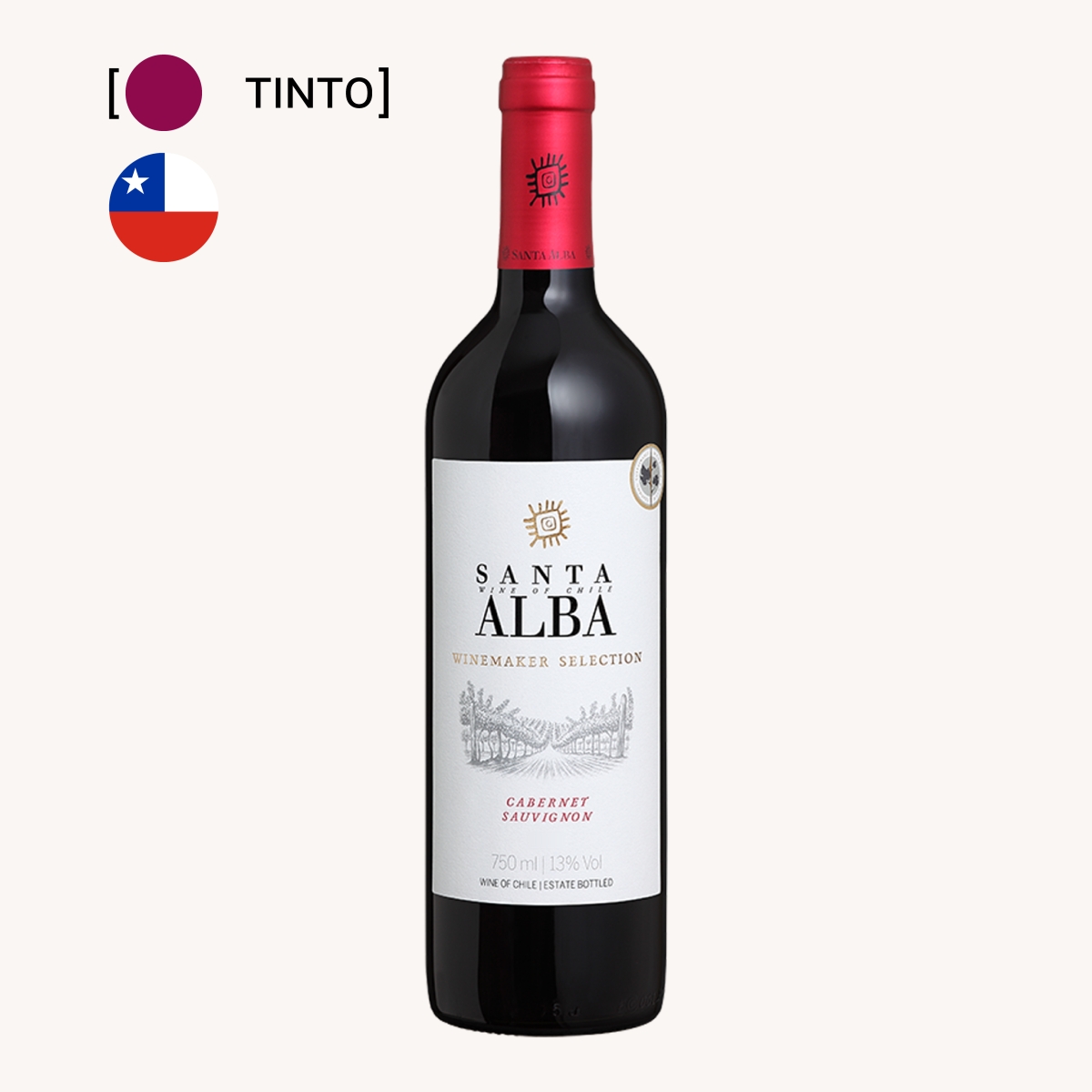 Vinho Santa Alba Winemaker Selection Cabernet Sauvignon 750ml