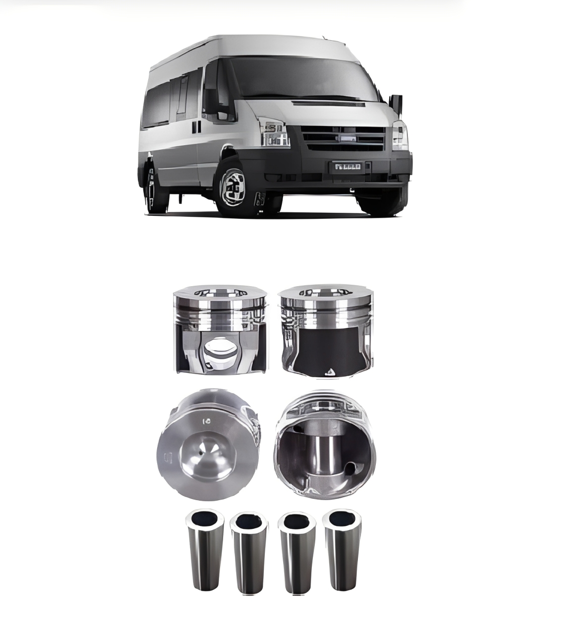 JOGO PISTAO TRANSIT/RANGER 2.4 16V 2009 A 2011