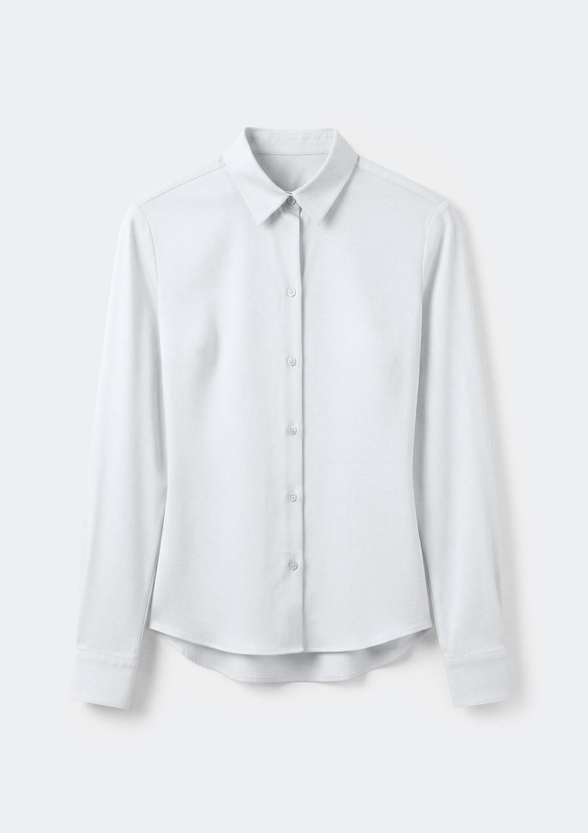Camisa Feminina Manga Longa Com Pence Costas