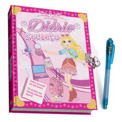 Diário secreto: Livro de Atividades - Rosa