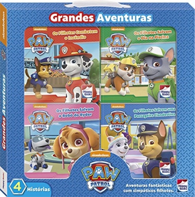 Paw Patrol: Grandes aventuras - Kit com 4 unidades