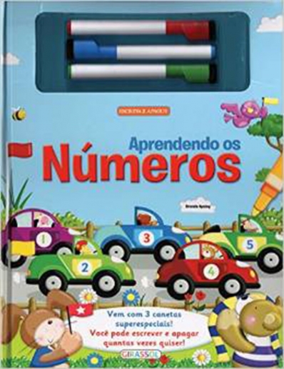 Aprendendo os números: Escreva e apague
