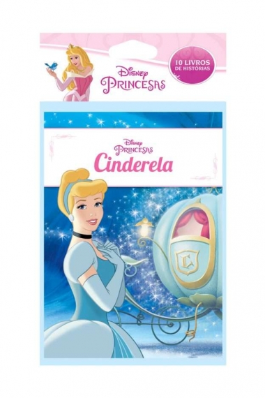 Disney Princesas - Solapa média com 10 livros de histórias