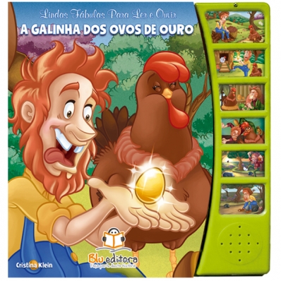 Lindas fábulas para ler e ouvir: A galinha dos ovos de ouro