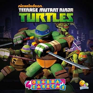 Teenage Mutant Ninja Turtles: Col. Licenciados c/ 4 quebra-cabeças