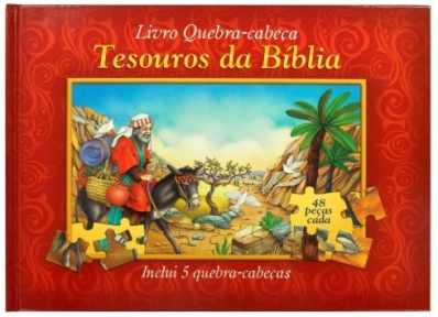 Tesouros da bíblia: Col. Livro quebra-cabeça