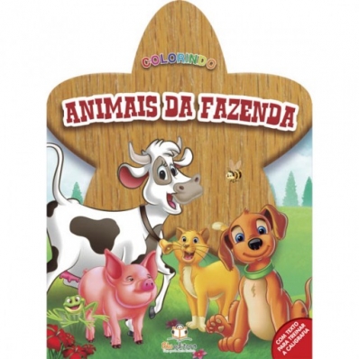 Animais da fazenda: Col. Colorindo