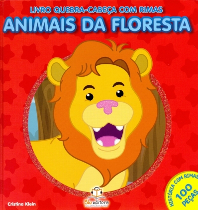 Animais da floresta: Livro quebra-cabeça com rimas