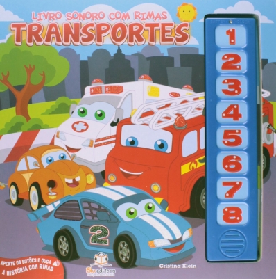 Transportes: Livro sonoro com rimas