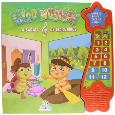 A Barata & Os Indiozinhos: Livro musical