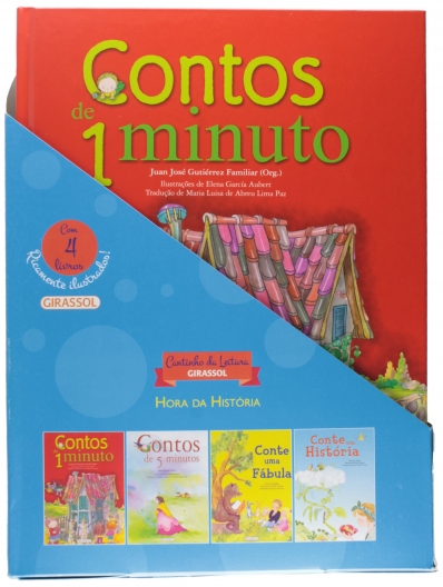 Cantinho da leitura - Kit c/ 4 livros: Col. Hora da história