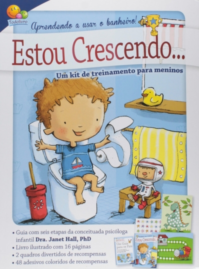 Estou crescendo: Aprendendo a usar o banheiro! Meninos