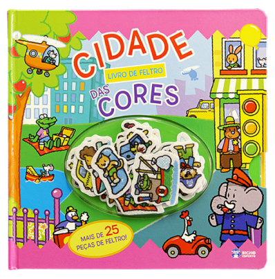 Cidade das cores: Livro de feltro