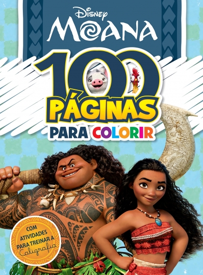 Moana - Col. 100 páginas para colorir
