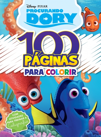 Procurando Dory - Col. 100 páginas para colorir