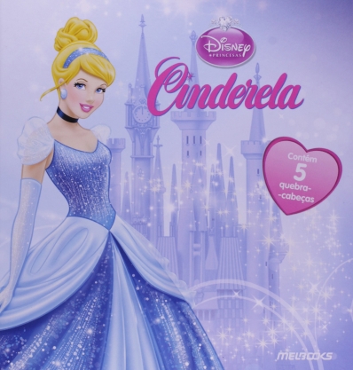 Cinderela: Disney Princesas - Contém 5 quebra-cabeças