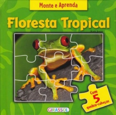 Floresta Tropical - Col. Monte e aprenda com 5 quebra-cabeças