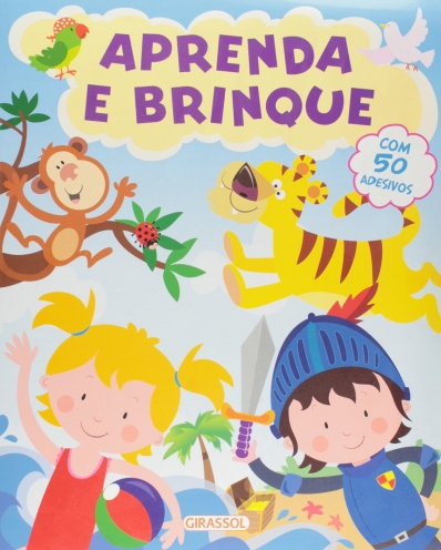 Aprenda e brinque - Com 50 adesivos