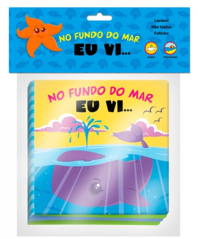 No fundo do mar eu vi - Livro de banho