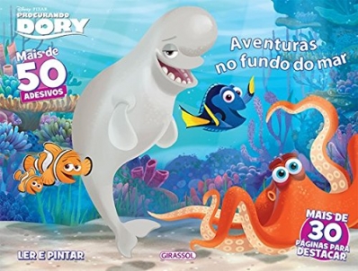 Aventuras no fundo do mar: Col. Ler e pintar - Disney Pixar