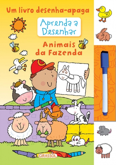 Animais da fazenda: Col. Aprenda a desenhar
