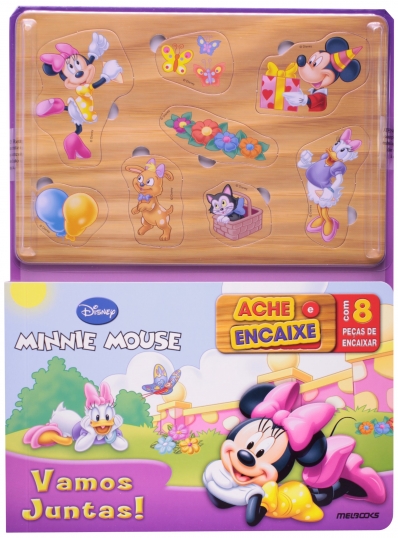 Vamos juntas! - Minnie Mouse: Col. Disney Gift (+ 8 peças de encaixar)